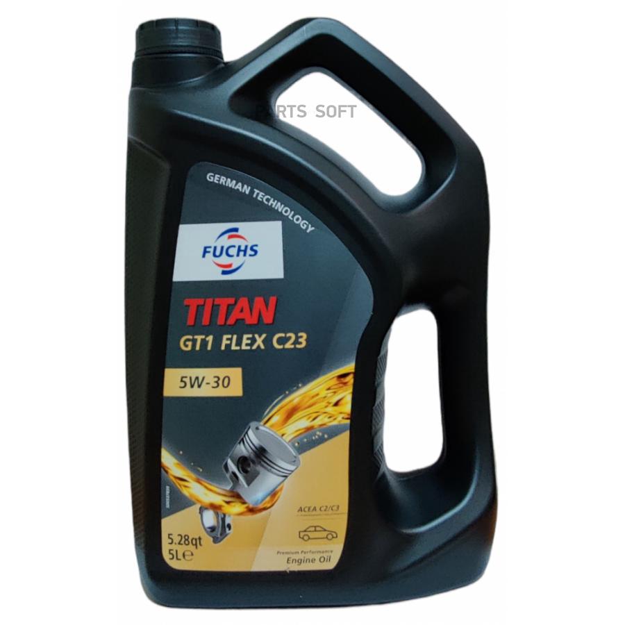 TITAN GT1 FLEX C23 5W-30 5Л 50501 22952 SP LL-04 FUCHS 602007391