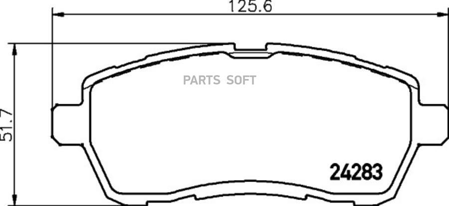 Колодки тормозные BEHR-HELLA 8DB355013211