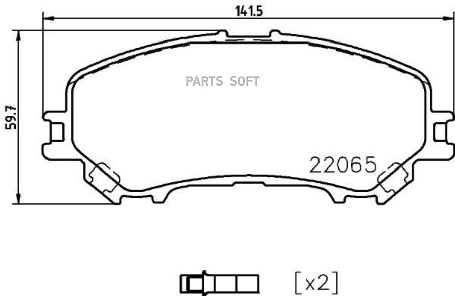 Автозапчасть BEHR-HELLA 8DB355021861