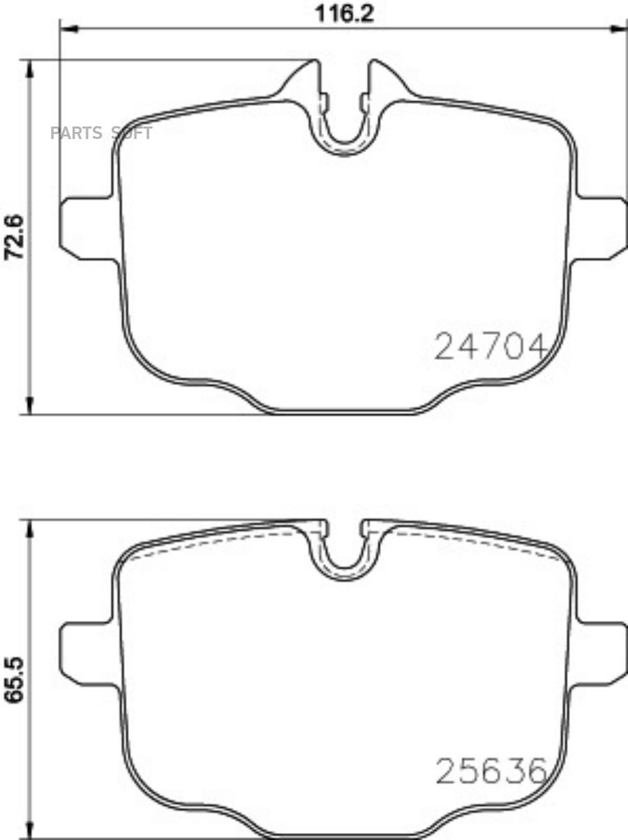 КОЛОДКИ ДИСКОВЫЕ BEHR-HELLA 8DB355024921