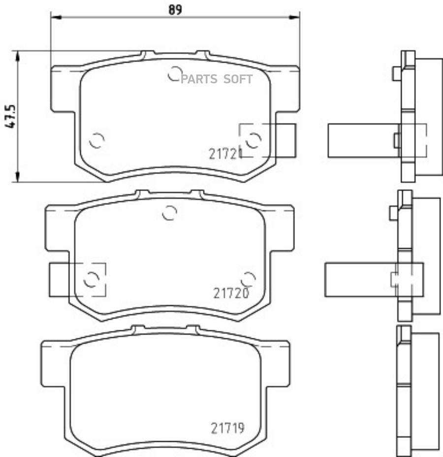 Колодки тормозные BEHR-HELLA 8DB355027801