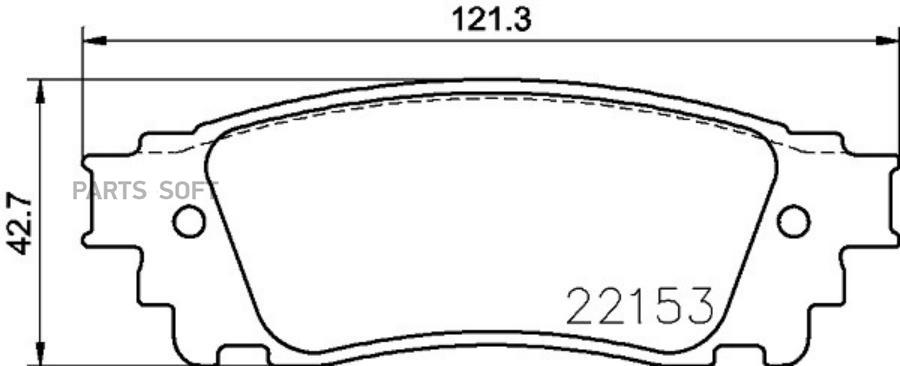 HELLA PAD KIT  DISC  RR BEHR-HELLA 8DB355037591