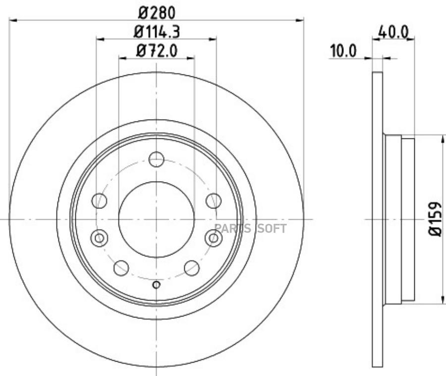 Автозапчасть BEHR-HELLA 8DD355110381