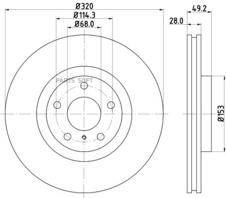 Автозапчасть BEHR-HELLA 8DD355114101