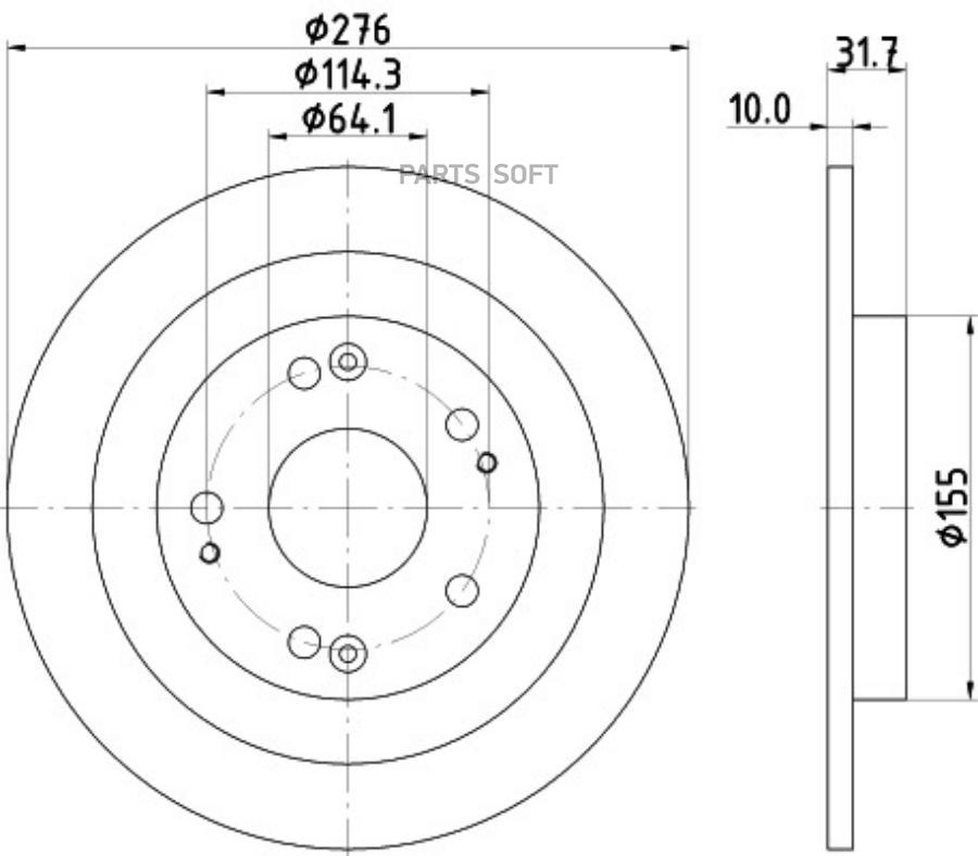 Автозапчасть BEHR-HELLA 8DD355118351