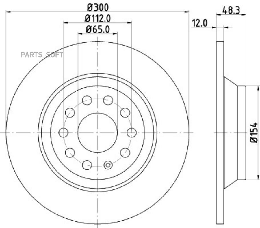 Автозапчасть BEHR-HELLA 8DD355119481