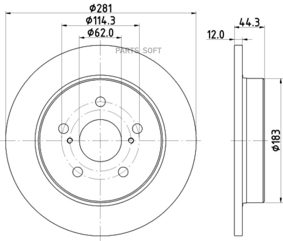 Автозапчасть BEHR-HELLA 8DD355132401