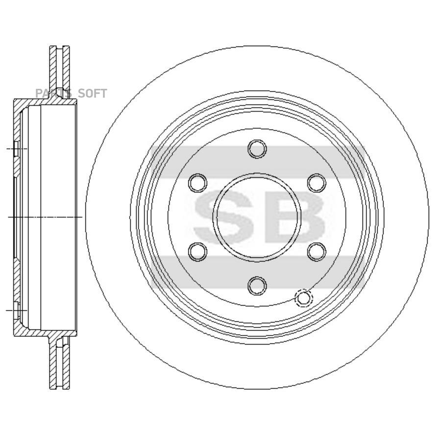 BRAKE DISC NISSAN SANGSIN BRAKE SD4272