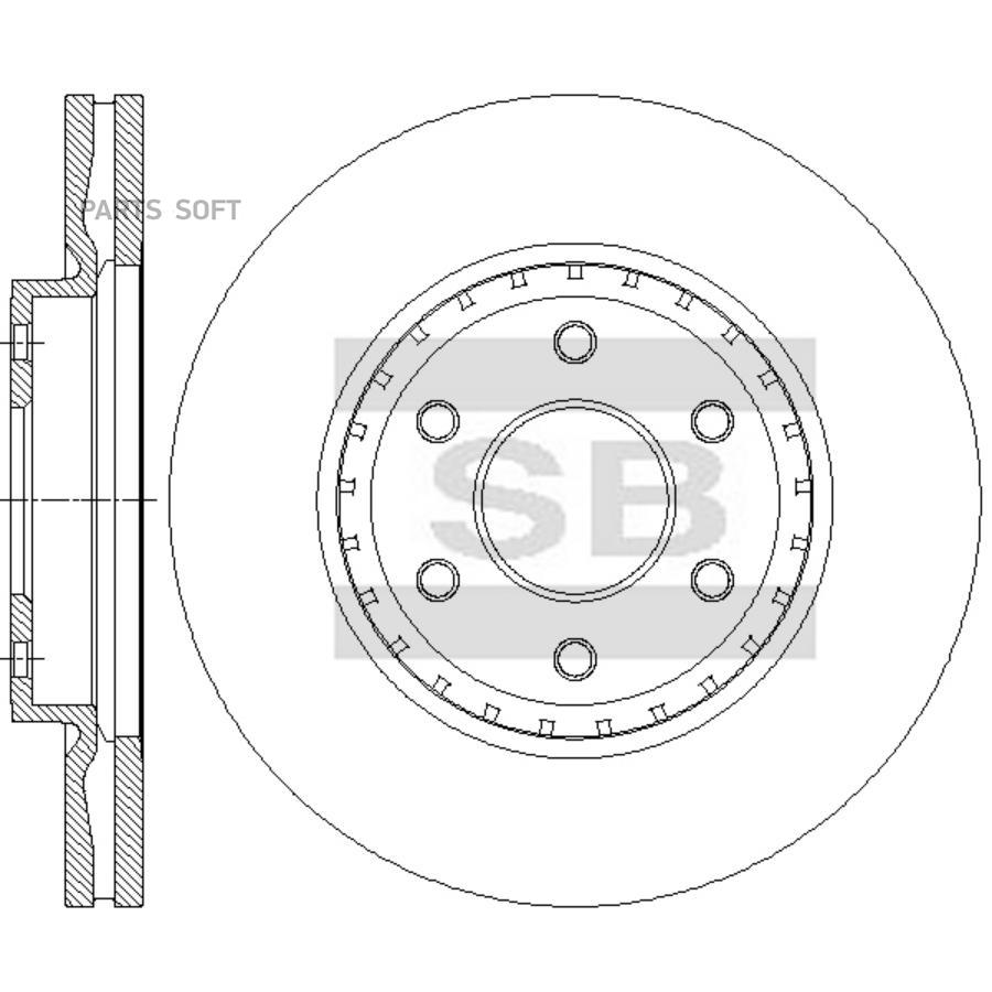 Автозапчасть SANGSIN BRAKE SD4276