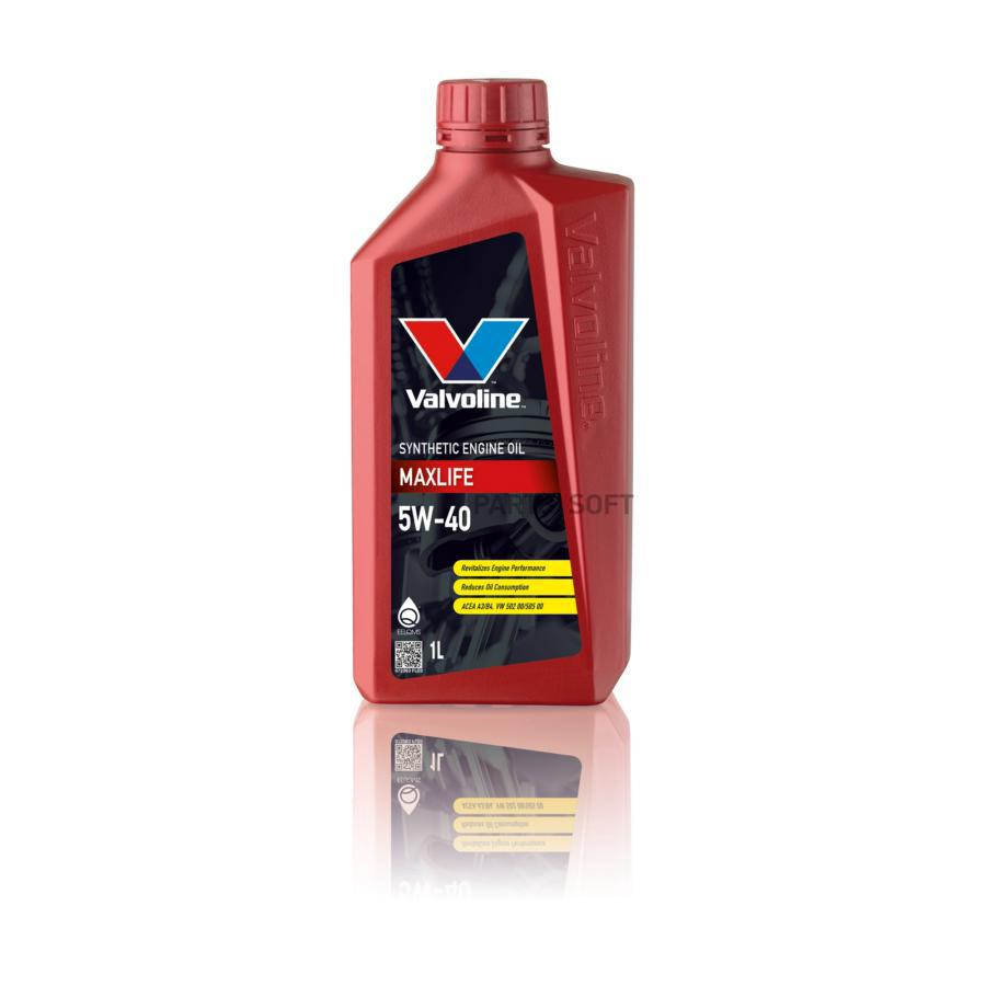 VALVOLINE MAXLIFE SYNTHETIC SAE 5W-40 СИН 12 X 1 VALVOLINE 872363