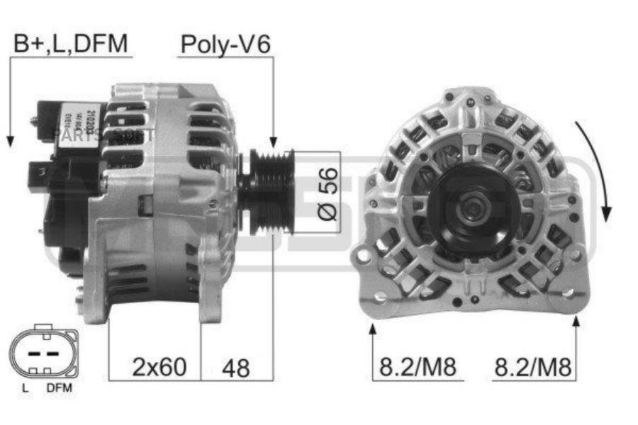 Автозапчасть ERA 210203A