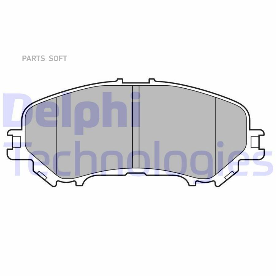 Колодки тормозные DELPHI LP3693