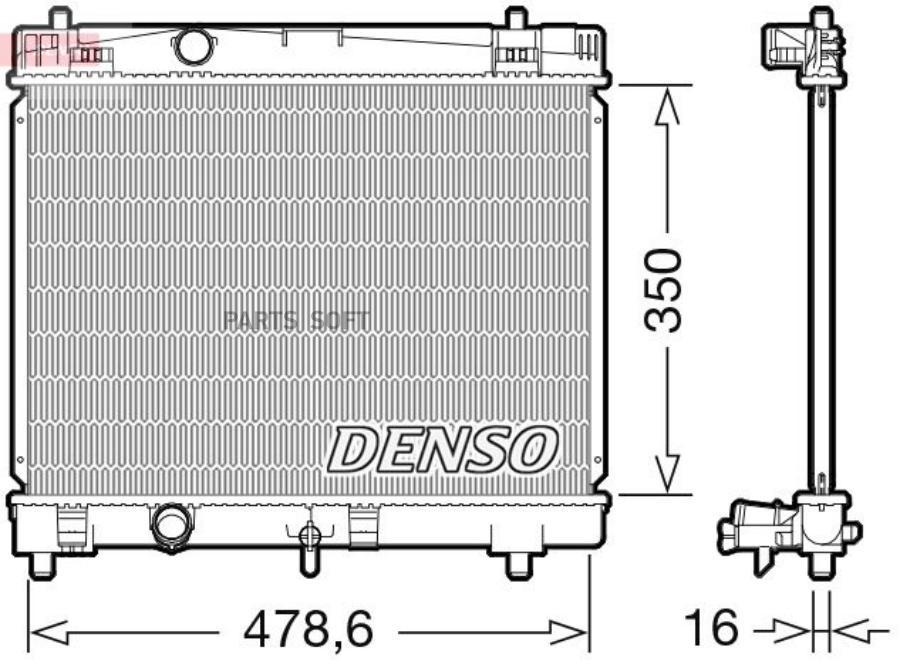 Радиатор DENSO DRM50103