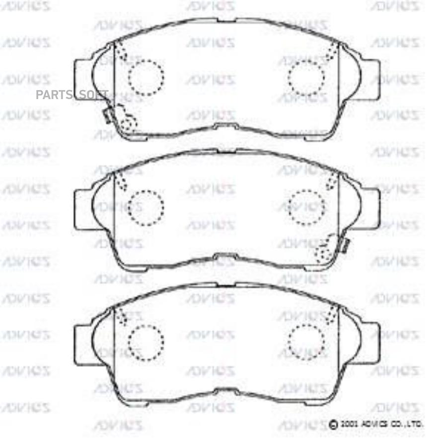 A1N048 КОЛОДКИ ADVICS ADVICS A1N048