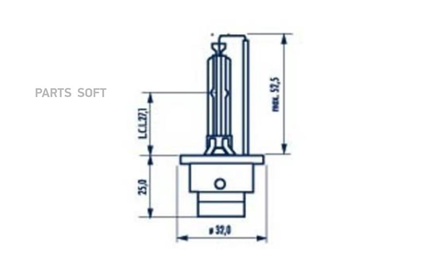 Лампа D2S 35W NARVA 840023000