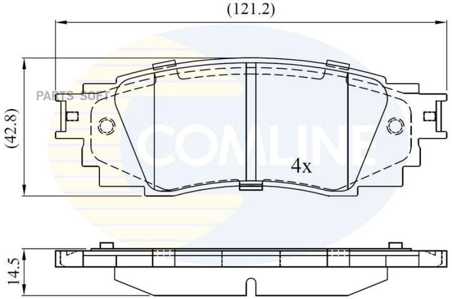 Автозапчасть COMLINE CBP02430