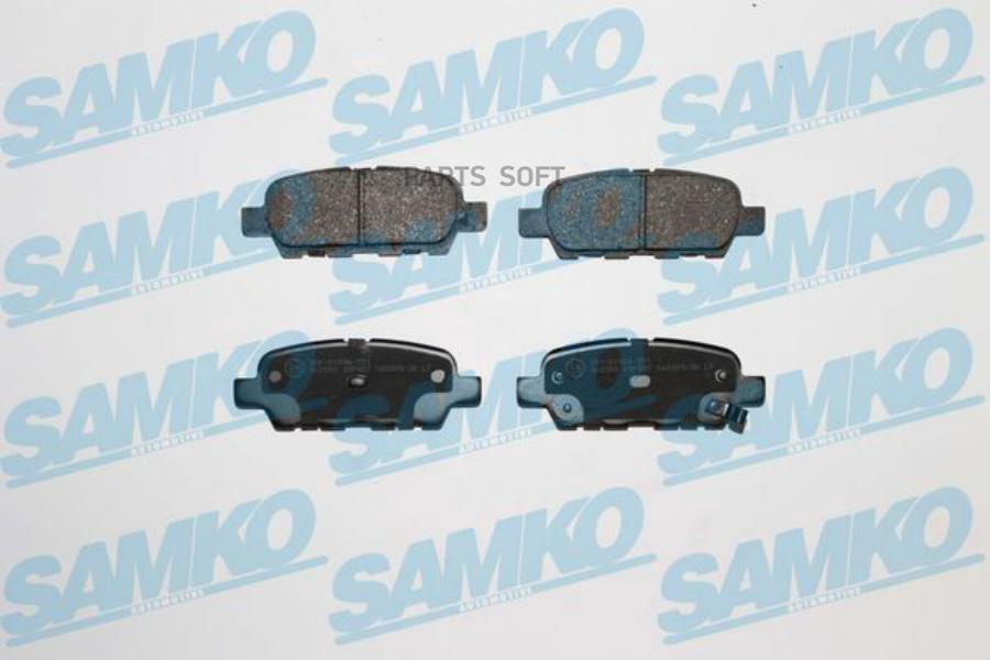 КОЛОДКИ ТОРМОЗНЫЕ ДИСКОВЫЕ SAMKO 5SP857