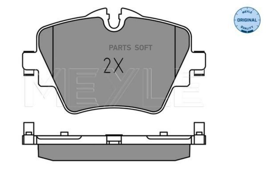 Колодки Передние F22/45/48/G30/31 Meyle 0252561718 34106860019/341068 MEYLE 0252561718