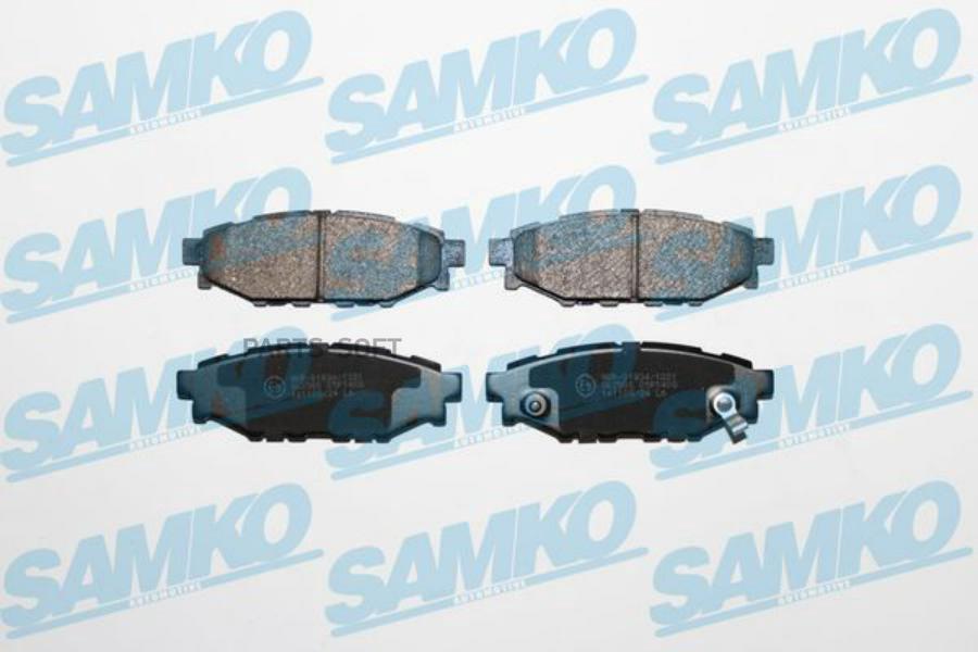 КОЛОДКИ ТОРМОЗНЫЕ ДИСКОВЫЕ SAMKO 5SP1408