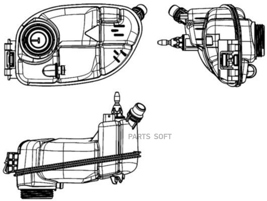 Бачок расширительный MAHLE CRT65000S