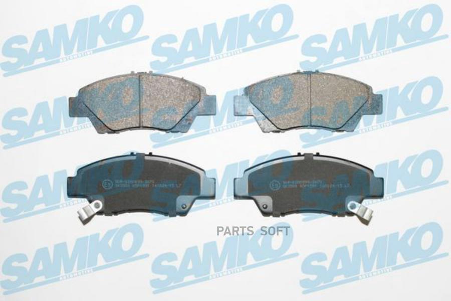 Колодки тормозные дисковые SAMKO 5SP1591