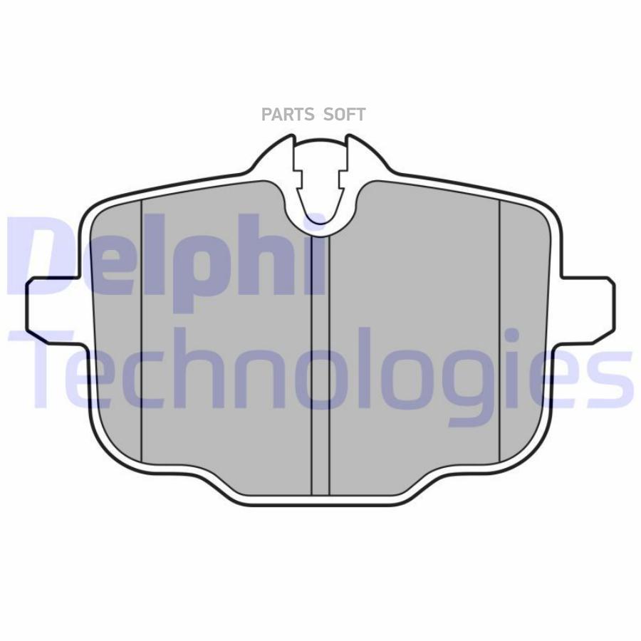 Brake Pad Set disc brake DELPHI LP3579