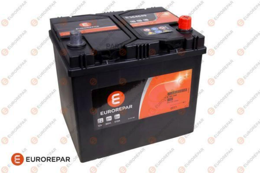 Аккумуляторная батарея [12V 60Ah 510A B00] EUROREPAR E364049