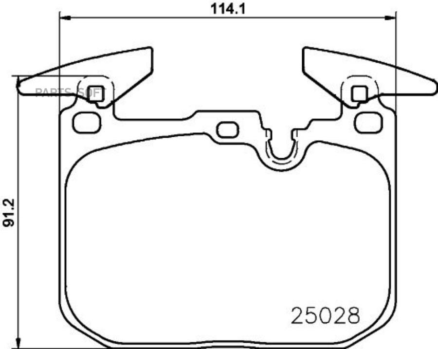 ( P 06 096X ) К-т дисков тормоз колодок BREMBO P06096X