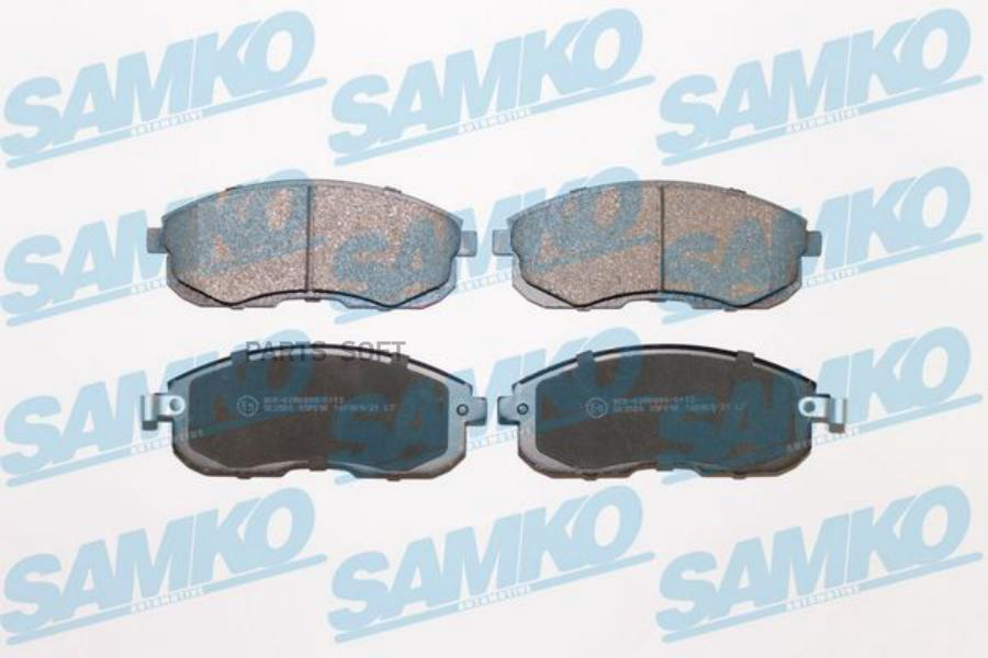 КОЛОДКИ ТОРМОЗНЫЕ ДИСКОВЫЕ SAMKO 5SP090