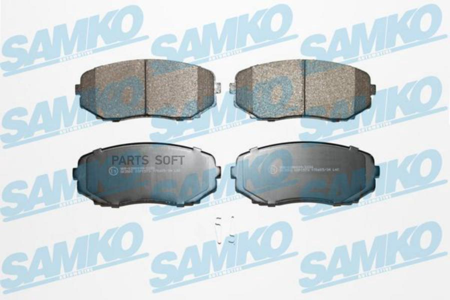 Колодки тормозные дисковые SAMKO 5SP1573