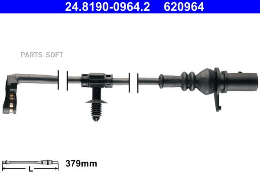 датчик abs задн лп audi a8 q7 20-40d 0115- ATE 24819009642