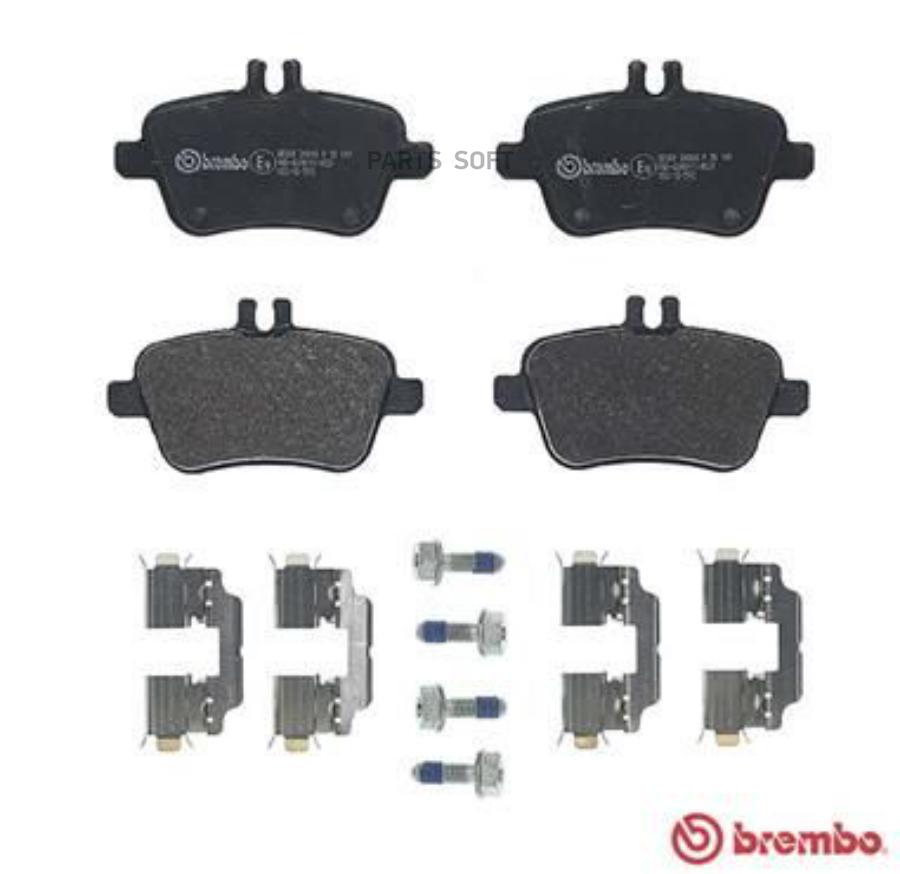 Колодки тормзад BREMBO P50140