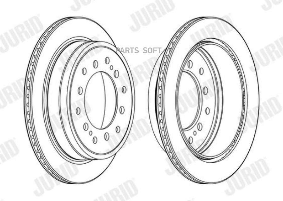 Тормозной диск JURID 563157JC