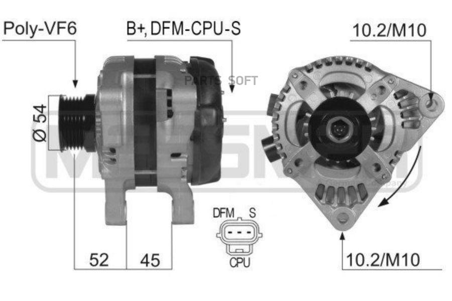 Alternator ERA 210358A