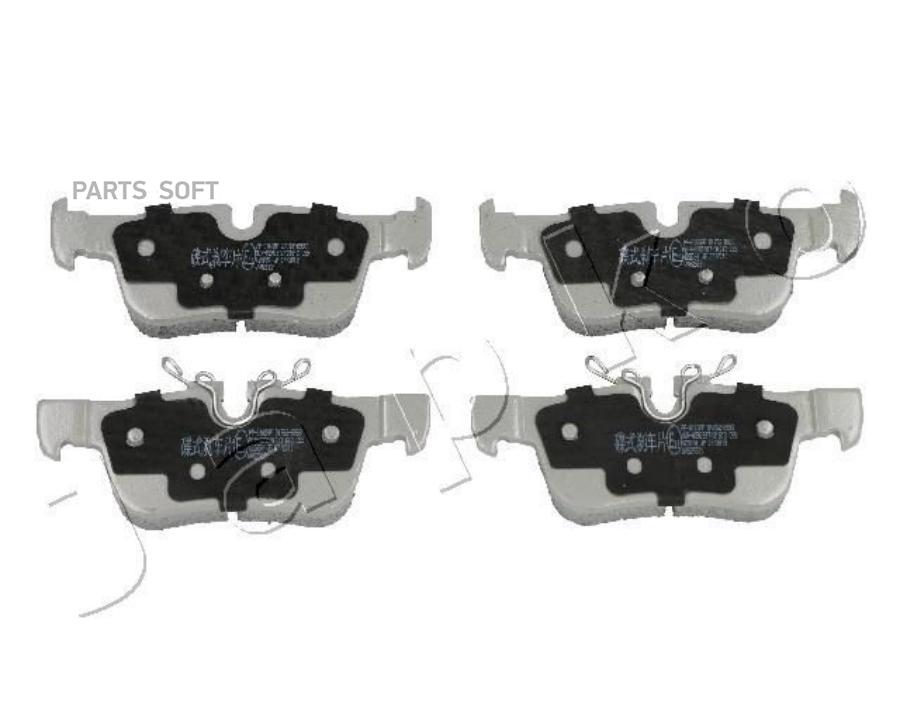 Колодки тормозные дисковые задние комплект JAPKO 510103