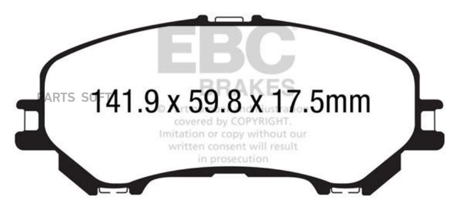 Автозапчасть EBC-BRAKES DPX3032