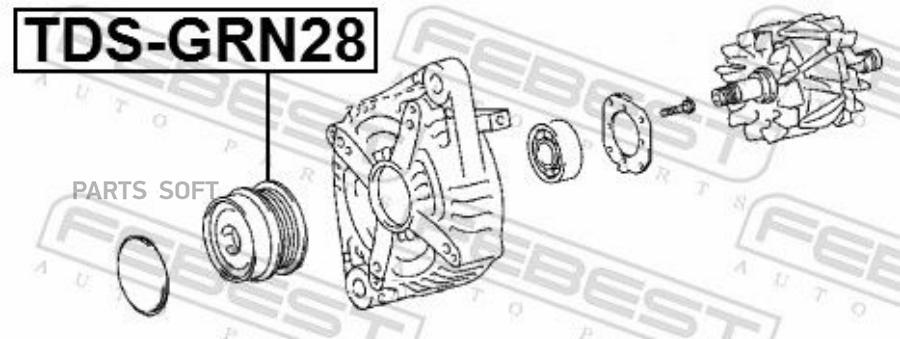 Автозапчасть FEBEST TDSGRN28