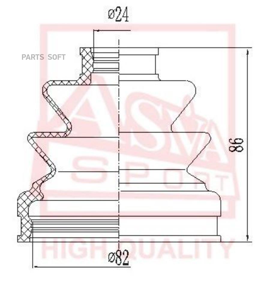 Bushing ASVA ASBT2042