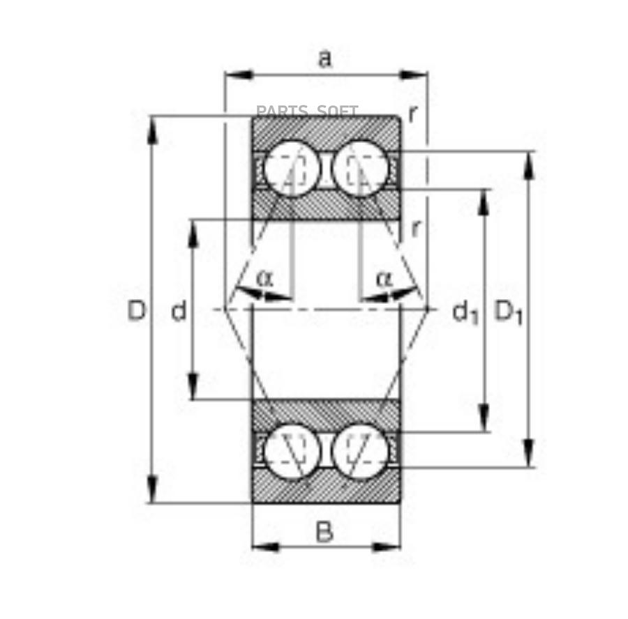 BALL BEARING FAG 3315