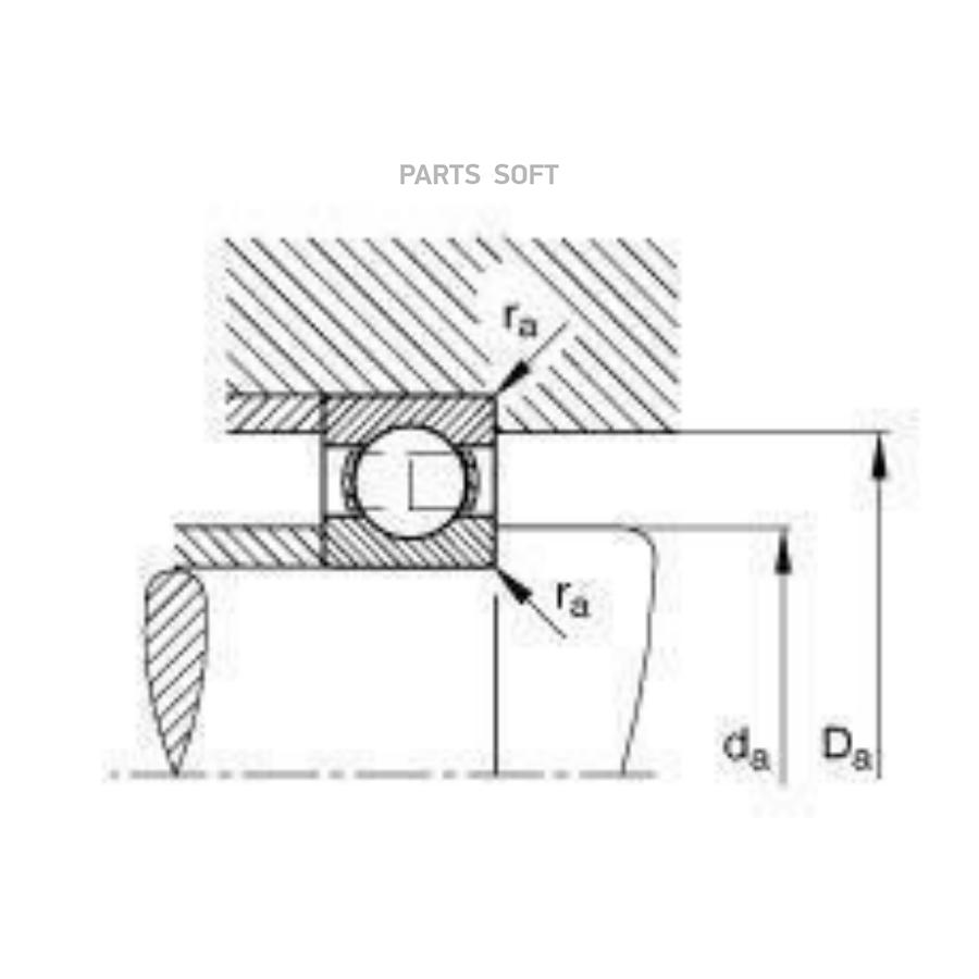 Подшипник шариковый радиальный однорядный SKF 16003