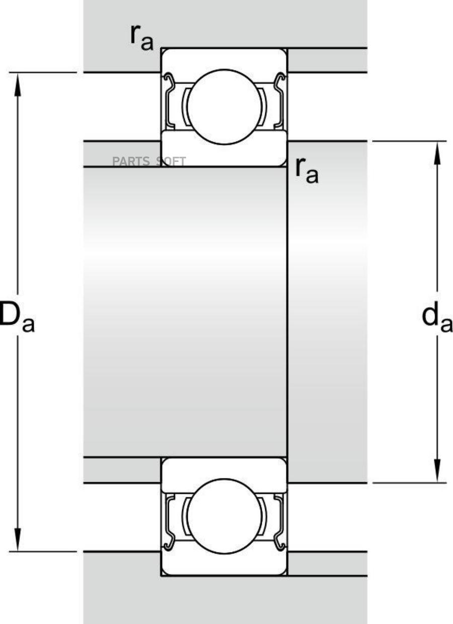 ПОДШИПНИК ОПОРНЫЙ SKF 62092ZC3