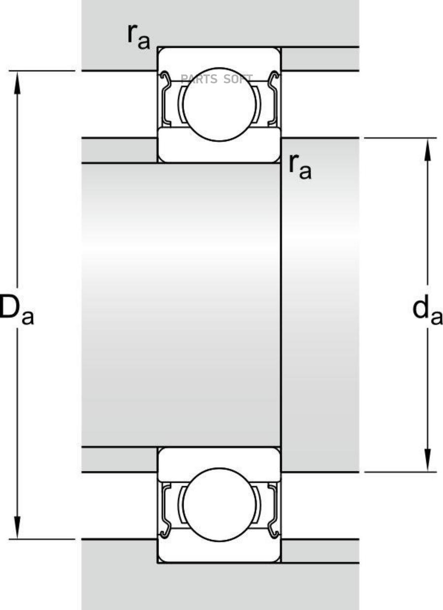 ПОДШИПНИК ШАРИКОВЫЙ SKF 63052Z