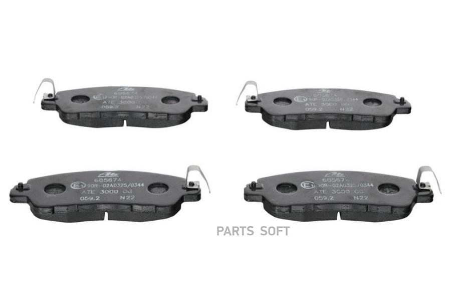 Brake Pad Set disc brake ATE 13046056742