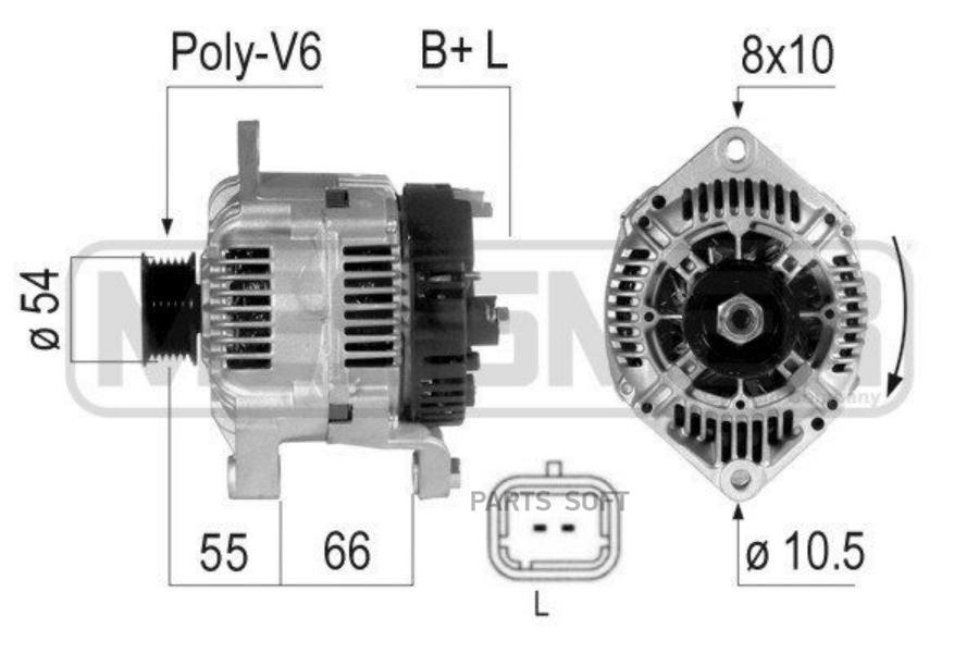 Автозапчасть ERA 210570A