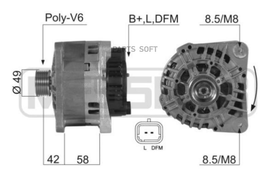 Автозапчасть ERA 210390A