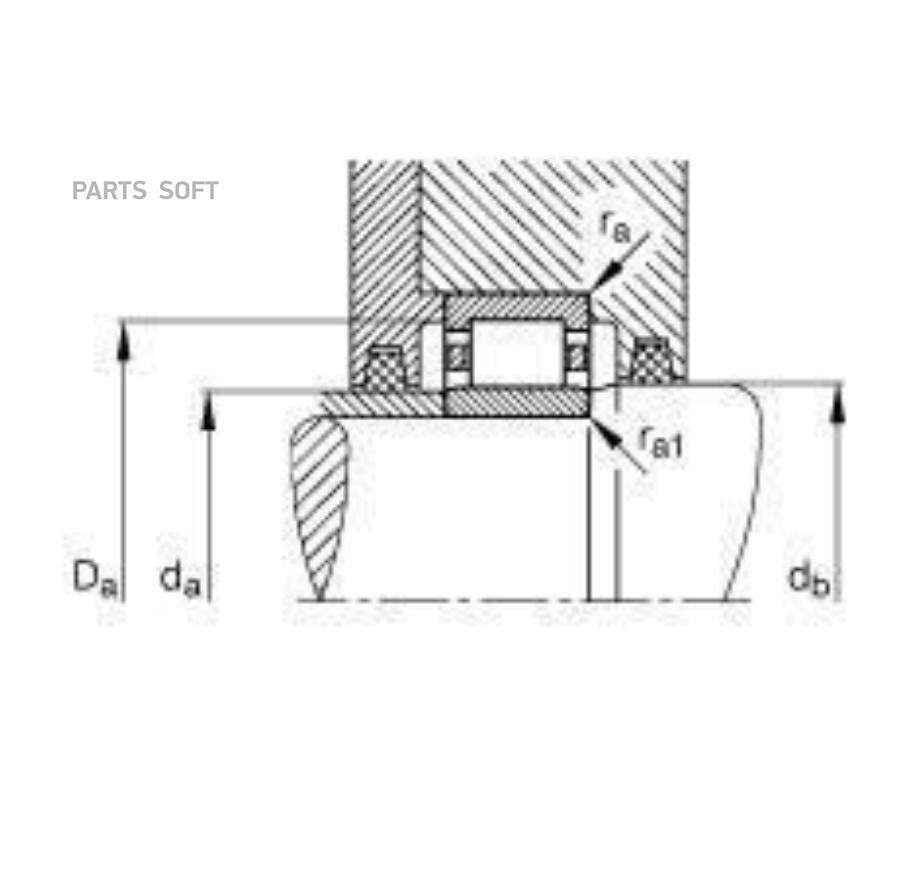 Автозапчасть SKF NU2207ECPC3