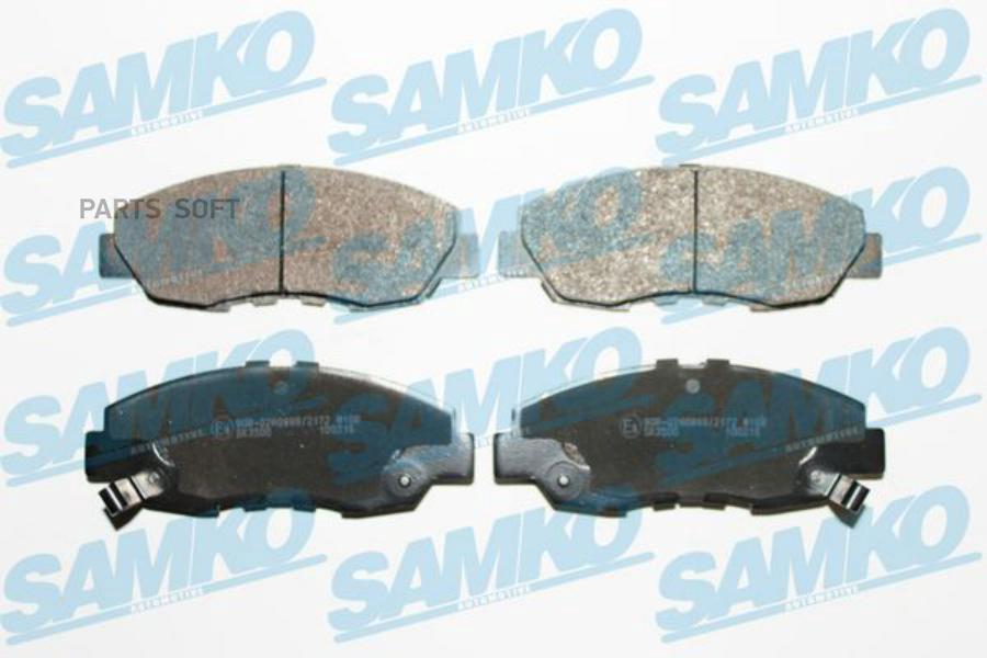 SAMKO-КОЛОДКИ ТОРМ-Е ДИСК HONDA PRELUDE 20I 90- SAMKO 5SP566