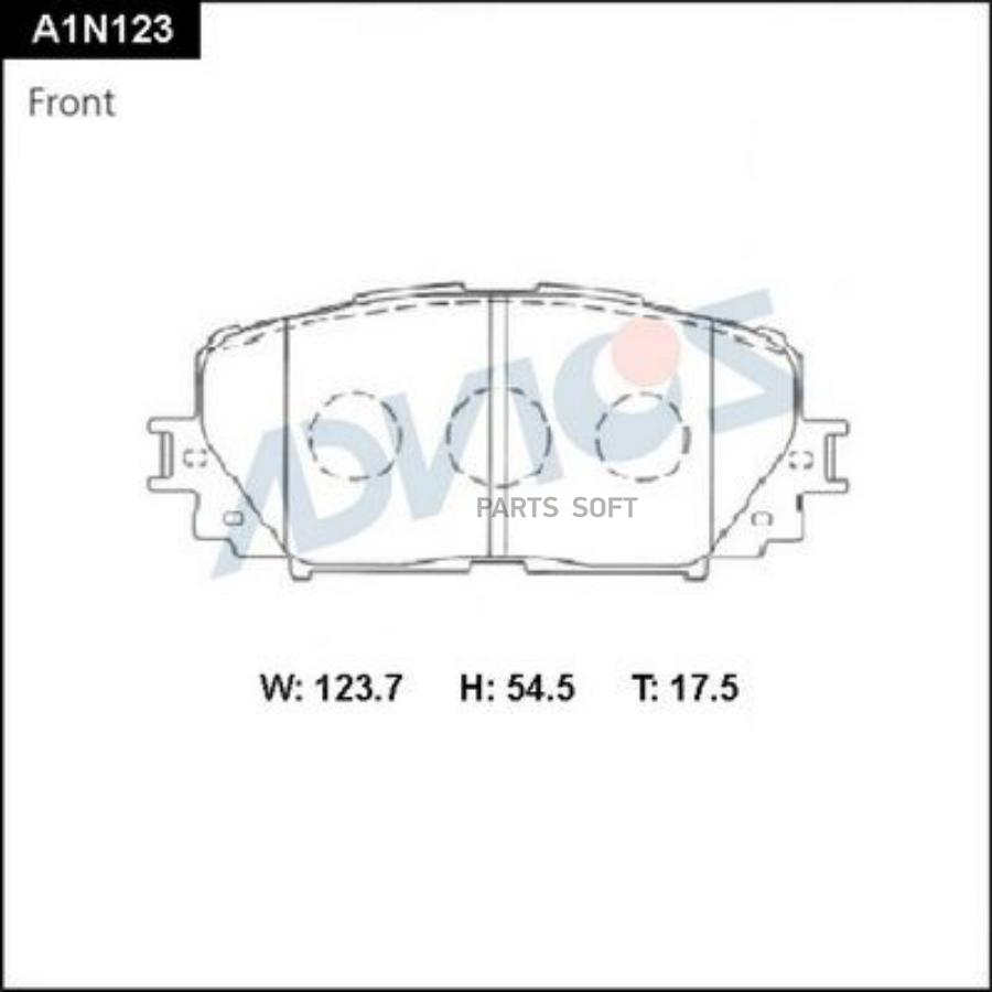 Автозапчасть ADVICS A1N123