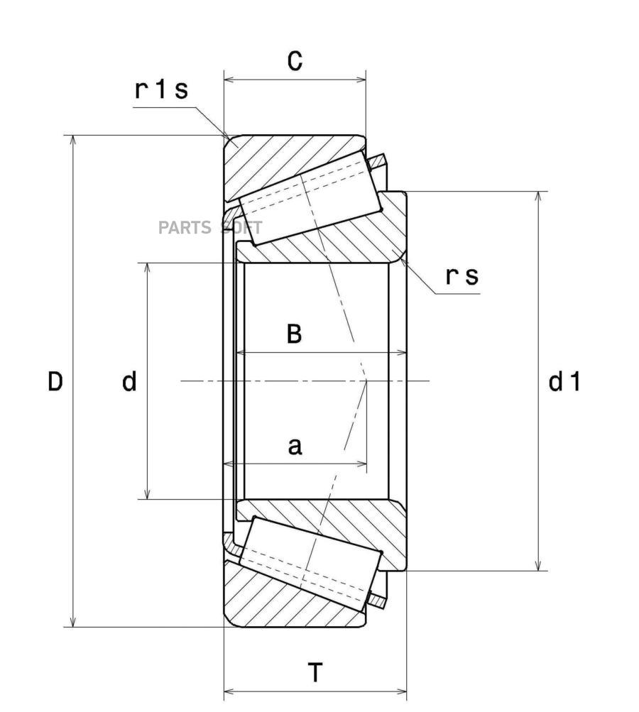 32007X/Q SKF (ПОДШИПНИК РОЛИКОВЫЙ КОНИЧЕСКИЙ) SKF 32007XQ