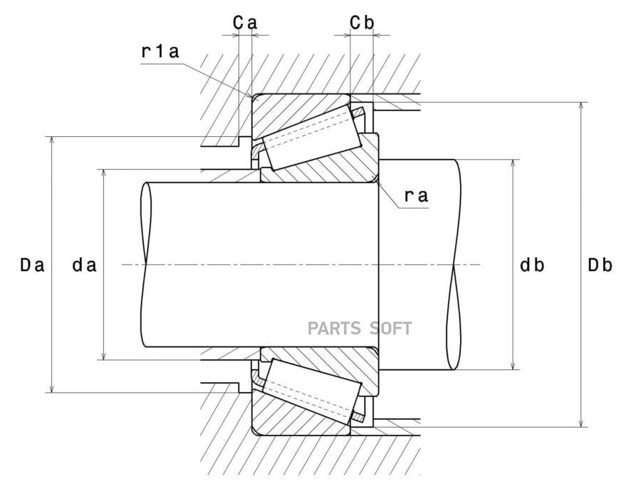 BEARING GEARBOX FAG 33206